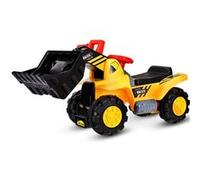 tracteur giantex jaune 80 x 45 x 30cm jouet pelleteuse manuelle vocal de quatre pneus pour enfants Jaune G