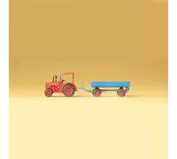 Tracteur Hanomag avec remorque - PREISER 79502 - N 1/160
