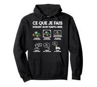 Tracteur homme femme Garçons Enfant Fermier Agriculteur Sweat à Capuche