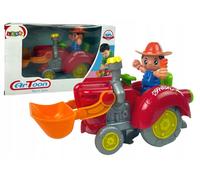 Tracteur interactif Pelleteuse Batterie Musique Eclairage