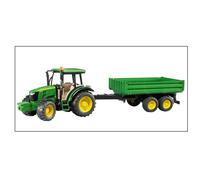 Tracteur John Deere 5115M avec remorque - BRUDER - Échelle 1:16 - Pour garçons de 3 ans et plus