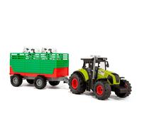 Tracteur jouet - Molto - Avec remorque - Lumières et sons - Set de 4 pièces - Pour enfants dès 3 ans
