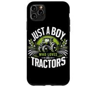 Tracteur Just A Boy Who Loves Tractors Farmer Coque pour iPhone 11 Pro Max