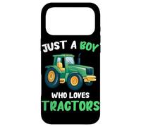 Tracteur Just A Boy Who Loves Tractors Farmer Farm Coque pour iPhone 17 Pro Max