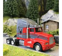Tracteur, Kenworth T600, rouge, gris, 1984 - BREKINA 85933 - HO 1/87