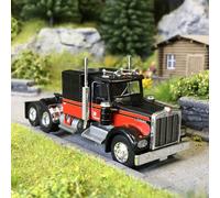 Tracteur Kenworth, W900, noir/rouge, 1977 - BREKINA 86250 - HO 1/87
