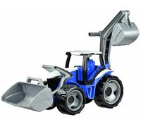 Tracteur Lena Avec Cuillère Et Pelle-Bleu Gris