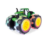 Tracteur Monster Treads Lightning Wheels Light Up Tractor Deluxe - Jouets tracteur John Deere - Tracteur Monster Truck lumineux avec lumi res et