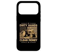 Tracteur « My Hands May Be Dirty My Money is Clean » Coque pour iPhone 17 Pro Max