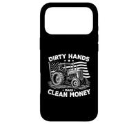 Tracteur « My Hands May Be Dirty My Money is Clean » Coque pour iPhone 17 Pro Max