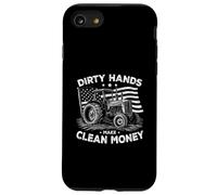 Tracteur « My Hands May Be Dirty My Money is Clean » Coque pour iPhone SE (2020) / 7/8