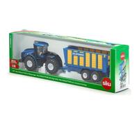 Tracteur New Holland avec Remorque d'Ensilage - SIKU - Echelle 1/50ème