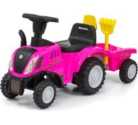 Tracteur New Holland avec remorque, Milly Mally, rose