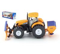 Tracteur New Holland C / Pelle Neige Et Gritter 1:50 Model Siku