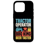 Tracteur Opérateur BBQ King Beer Taster Backroad Coque pour iPhone 16 Pro