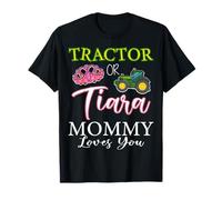 Tracteur ou diadème pour révéler le sexe de bébé maman T-Shirt