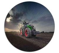 Tracteur Paysage Agricole Puzzle 1000 Pièces Papier pour Adultes Scène du Crépuscule Jeu de Puzzle Puzzle en Famille 1000pcs (67.5x67.5cm)