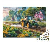 Tracteur pulvérisant Champs 1000 Piece Consistent Piece Size Style SC AGR Family Puzzle Quiet Time Activity Family Bonding Activity Grandparent Gift 38x26cm/1000pcs