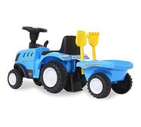 Tracteur Push-Car New Holland T7 Bleu pour Enfants - Véhicule de Jeu Amusant