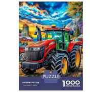 Tracteur Puzzle 1000 Pièces Difficile Puzzles pour Adults DIY Jigsaw Puzzle Casse-tête De Jeu Familial Jouets De Défi 52x38cm/1000pcs
