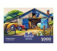 Tracteur Puzzle De 1000 Pièces : pour Les Amateurs D’Art, Découvrir Une Image Magnifique Tout en S’Amusant Absolument Éblouissant.