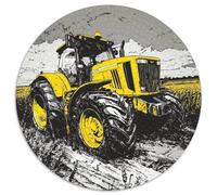 Tracteur Puzzle Rond De 1000 Pièces pour Adultes Automobiles Machines agricoles Filles Classiques Encastrement Parfait Qualité Premium Activité Relaxation 1000pcs (67.5x67.5cm)