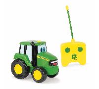 TOMY Tracteur radiocommandé Johnny de Britains Jaune pour enfant dès 18 mois