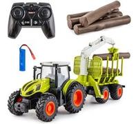 Tracteur RC avec Remorque et Système de Manutention de Bois
