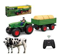 Tracteur RC - Jouet Tracteur Radiocommandé dès 3/4/5 ans, 2 en 1