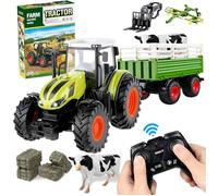 Tracteur RC - Jouet Tracteur Télécommandé pour Enfants, 3 en 1