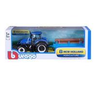 Tracteur Remorque à Bois Bburago Collection Ferme 1:32 Multicolore G