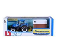 Tracteur Remorque Cheval Bburago Collection Ferme 1:32 G