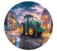Tracteur ruralJigsaw Puzzle Jeu Difficile pour Les 1000 Pièces Style Paysage Ferme Vintage Puzzles Décoration Intérieure Idées Cadeaux Aux Adultes Et Enfants 1000pcs (67.5x67.5cm)
