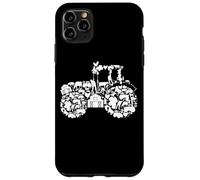 Tracteur Silhouette Paysan Culture Coque pour iPhone 11 Pro Max