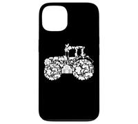 Tracteur Silhouette Paysan Culture Coque pour iPhone 13