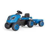 Tracteur Smoby Farmer XL avec remorque bleue