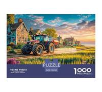Tracteur Spraying FieldPuzzles étonnants de 1000 pièces pour Adultes Style Paysage de Ferme Rurale Un panthéon de l'impossible, Dur, Difficile Jeux de Puzzle pour Tous Les sexes - Un défi unifiant