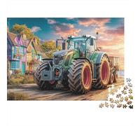 Tracteur sur Route Campagne 1000 Pieces Precise Interlocking Style SC AGR Jigsaw for Teens Digital Detox Travel Friendly Puzzle Stay at Home Fun 38x26cm/1000pcs