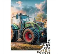 Tracteur sur Route de Campagne 1000 Morceaux Papier Épais Art de Ferme Rurale Puzzle Familial Parents-Enfants Divertissement Garanties Compatible Plateau 70x50cm/1000pcs