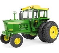 Tracteur Britains John Deere 4020 avec Cabine - Modèle réduit échelle 1:32 - Véhicules de Collection agricoles - Jouets éducatifs d'intérieur et d'extérieur - Jouets Robustes en métal - +3 Ans