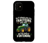 Tracteur vert agriculteur humour j'aime les tracteurs Coque pour iPhone 11
