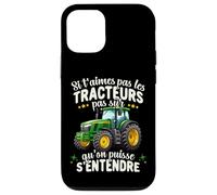Tracteur vert agriculteur humour j'aime les tracteurs Coque pour iPhone 12/12 Pro