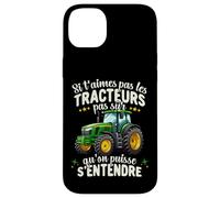 Tracteur vert agriculteur humour j'aime les tracteurs Coque pour iPhone 14 Plus
