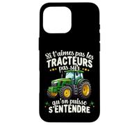 Tracteur Vert Agriculteur Humour J'aime Les tracteurs Coque pour iPhone 16 Pro Max