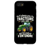 Tracteur vert agriculteur humour j'aime les tracteurs Coque pour iPhone SE (2020) / 7 / 8