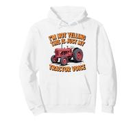 Tracteur Voix Sarcastique Farmer Big Mouth Attitude Sweat à Capuche