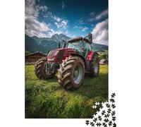 TracteurCadeau Unique Décoration Intérieure Champs luxuriants Jeu ÉduChatif Challenge Toy Adultes & Enfants des 14 Ans 38x26cm/1000pcs