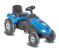 JAMARA 460837 Tracteur à pédale Big Wheel avec Protection Anti-basculement jusqu'à 60 kg Système de Volant Souple Klaxon Siège réglable Capot Rabattable Attelage de remorque