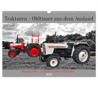 Tracteurs - Oldtimer de l'étranger (calendrier mural 2026 DIN A3 paysage) - Calendrier mensuel CALVENDO