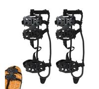 Traction Gripper Spikes - 12 Point Steel Hiking Boot Crampons Anti-Skid, Walking Climbing Ice Cleats Anti-Slip Snow Grips for Hiking | Waterfall Climbing, Alpine Approach, Search